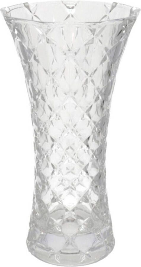 Gerimport Bloemenvaas helder glas D16 x 30 cm Vazen