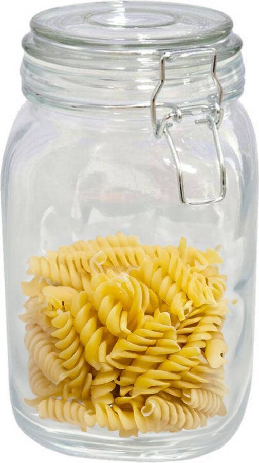 Gerimport Bormioli Rocco Weckpot inmaakpot glas 1400 ml met beugelsluiting luchtdicht
