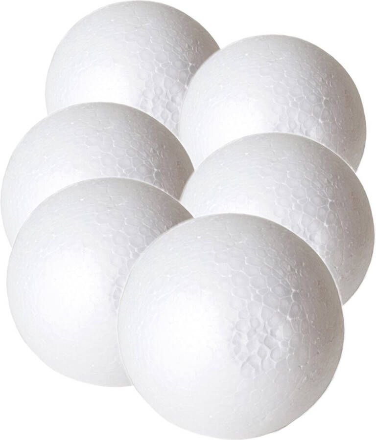 Gerimport Piepschuim hobby vormen DIY ballen 10x styropor bollen 12 5 cm