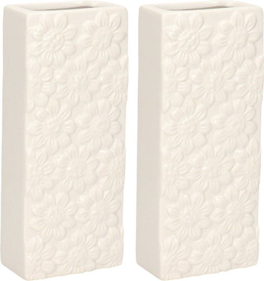Gerimport Waterverdamper 4x creme wit keramiek 400 ml radiatorbak luchtbevochtiger 7 4 x 17 7 cm