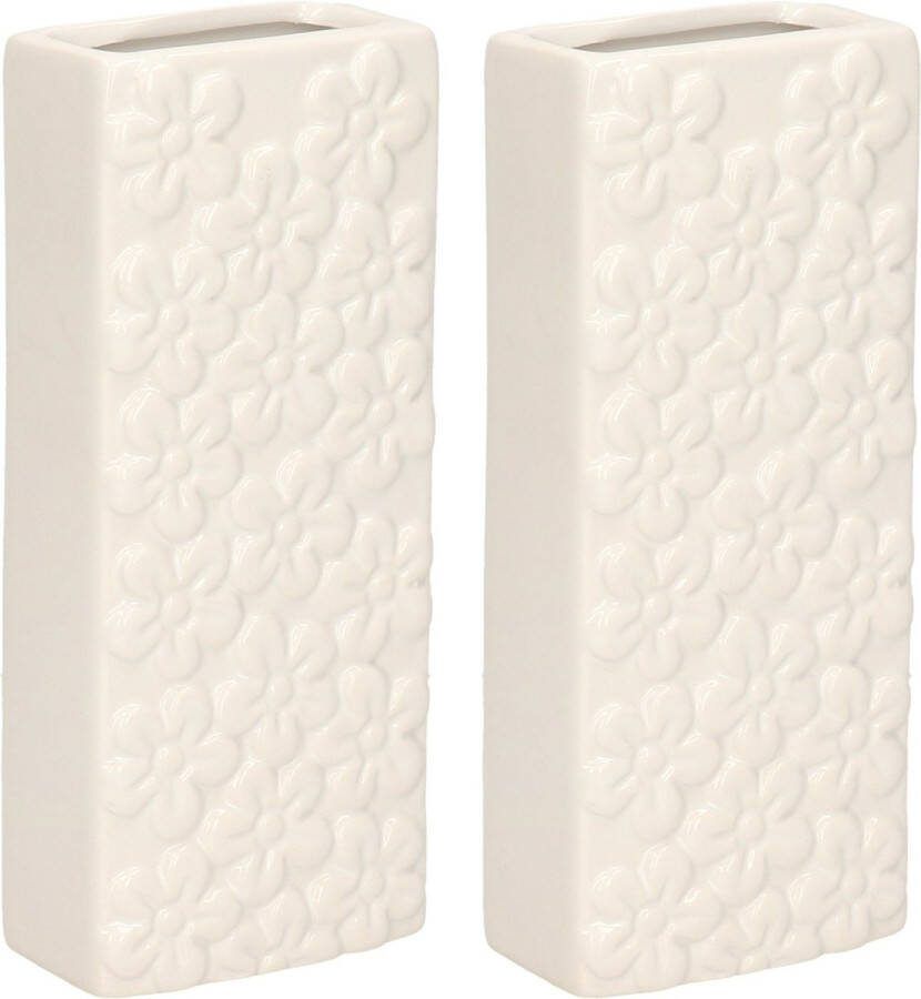 Gerimport Waterverdamper 4x wit keramiek 400 ml radiatorbak luchtbevochtiger 7 4 x 17 7 cm