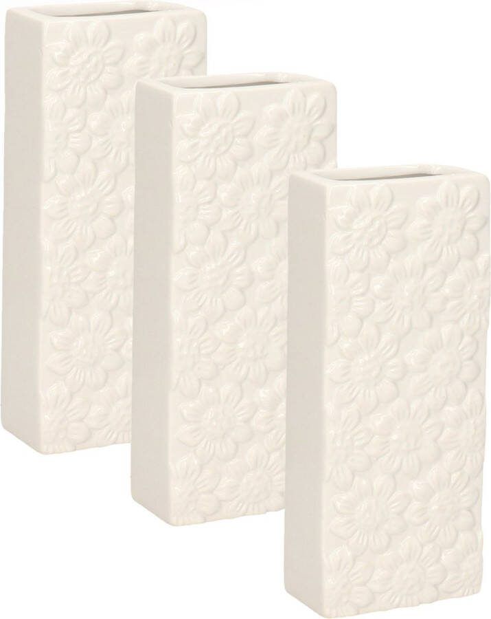 Gerimport Waterverdamper 6x creme wit keramiek 400 ml radiatorbak luchtbevochtiger 7 4 x 17 7 cm