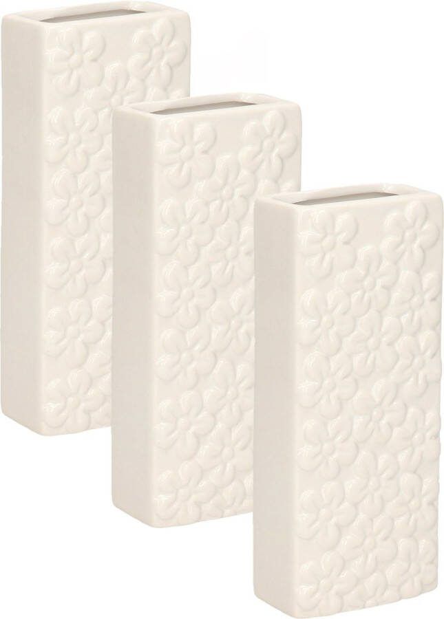 Gerimport Waterverdamper 6x wit keramiek 400 ml radiatorbak luchtbevochtiger 7 4 x 17 7 cm