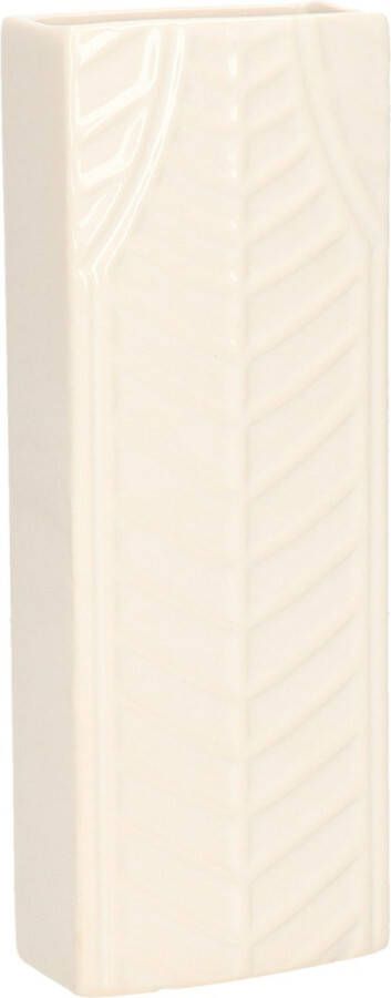 Gerimport Waterverdamper creme wit keramiek 400 ml radiatorbak luchtbevochtiger 7 4 x 18 6 cm