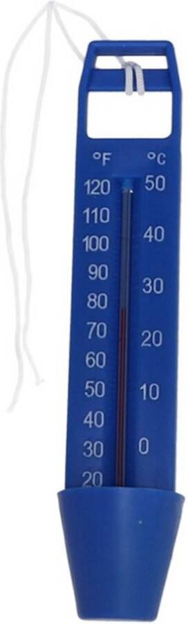 Gerimport Zwembad thermometer blauw 16 cm Zwembadwater temperatuur meters