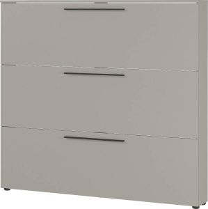 Germania Astona Schoenenkast 3 Kleppen Steengrijs