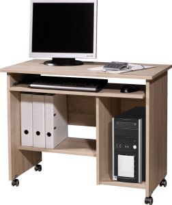 GERMANIA Pc-bureau 0482 0486 praktisch pc-bureau geschikt voor het thuiskantoor met toetsenbord lade