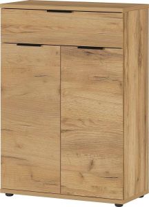 Germania Schoenenkast Frodo 75 cm met 1 lade & 2 deuren eik