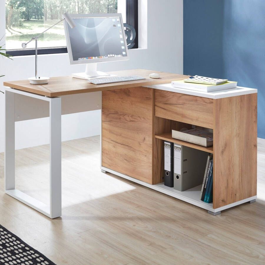 GERMANIA Hoekbureau GW-Lioni met geïntegreerd dressoir