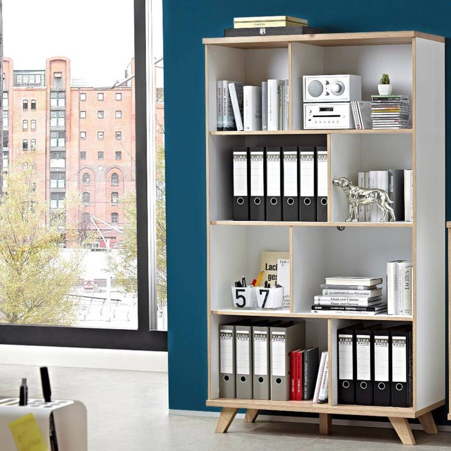 Germania Boekenkast Rek Wit 96cm Breed