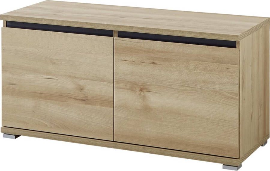 Germania Schoenenbank Lissabon 95 9x39 2x48 3 cm nobel beukenkleurig