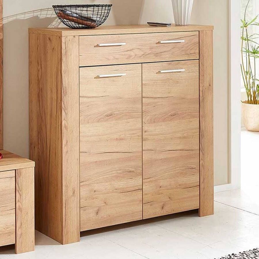 Germania Schoenenkast Castor 96cm met 2 deuren & 1 lade eik