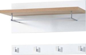 Germania Garderobepaneel Top wit en Sanremo eiken 3193-178