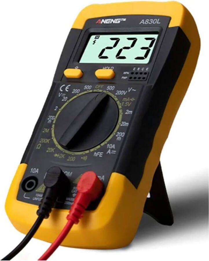 Germat Digitale Multimeter AC DC Incl. meetkabels