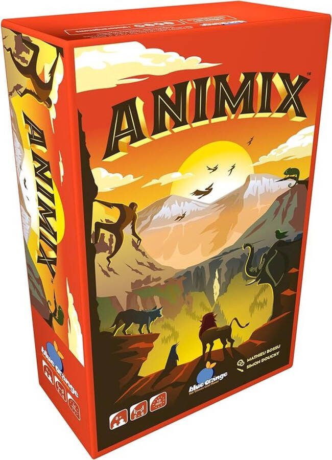 Geronimo Games Blue Orange Games Animix Behendigheidsspel 2-6 Spelers Geschikt vanaf 8 Jaar