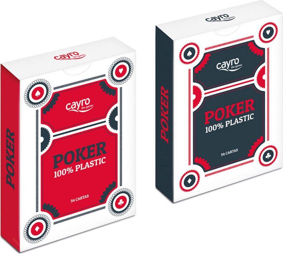 Geronimo Games Cayro Plastic Pokerkaarten
