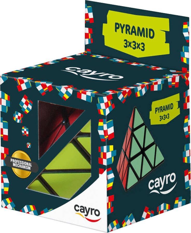 Geronimo Games Cayro Pyramid 3x3x3 Puzzel Geschikt vanaf 6 Jaar