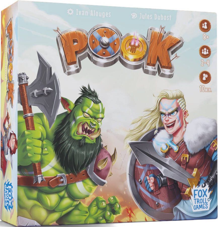 Geronimo Games Fox Troll Games Pook Strategisch Kaartspel 2-4 Spelers Geschikt vanaf 8 Jaar