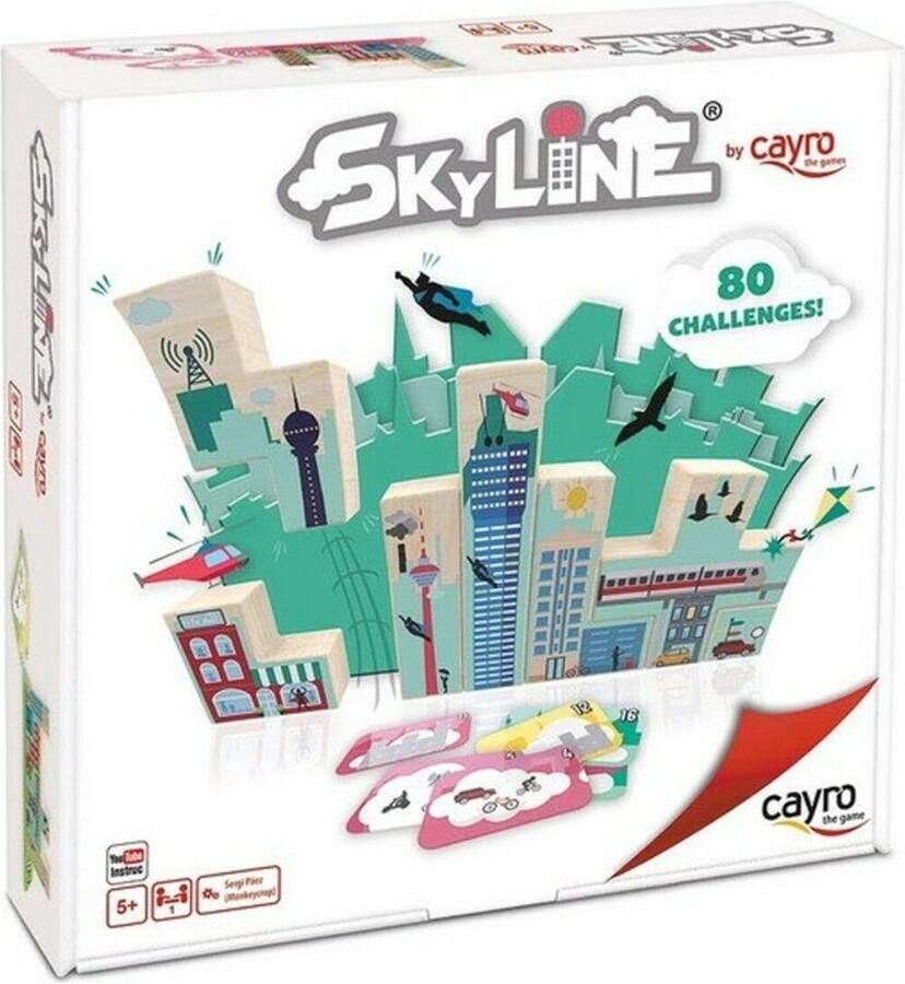 Geronimo Games Cayro Skyline Denkspel 80 Uitdagingen Geschikt vanaf 5 Jaar