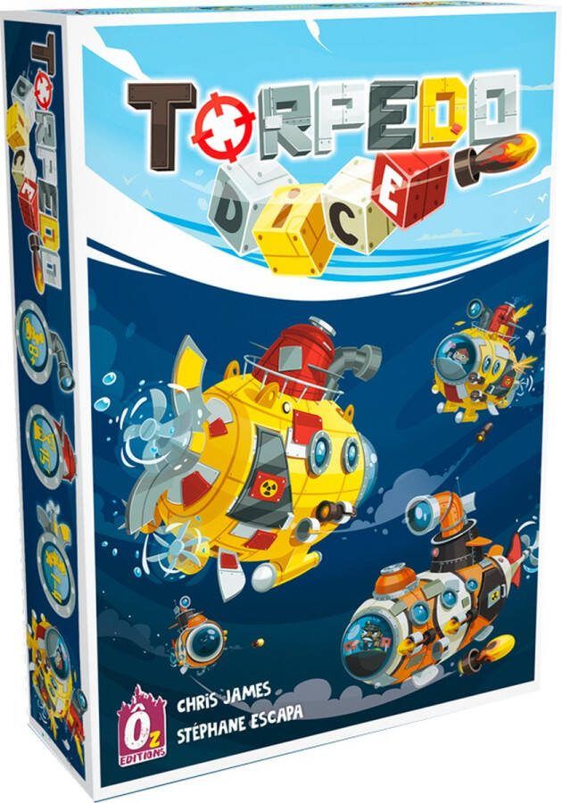 Geronimo Games Oz Editions Torpedo Dice Dobbelspel 1-4 Spelers Geschikt vanaf 8 Jaar