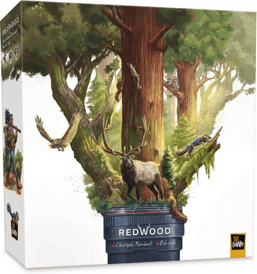 Geronimo Games Sit Down! Games Redwood Classic Edition Bordspel 1-4 Spelers Geschikt Vanaf 10 Jaar