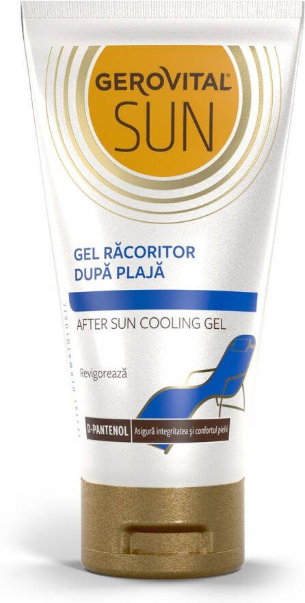 Gerovital Aftersun verfrissende gel Voor lichaam en ge zicht Aloë Vera-extract Dermatologisch getest after sun cooling gel SUN 150ml