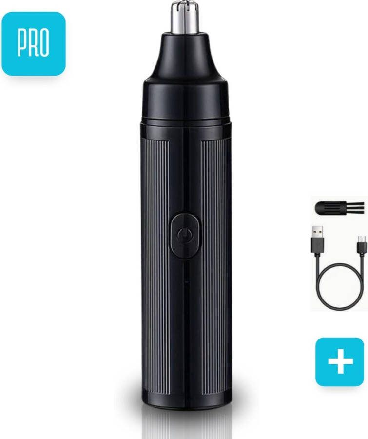 Gertzy Neustrimmer Zwart USB Oplaadbaar 5V Neushaartrimmer mannen & vrouwen Neushaartrimmers Heren en Dames Neustrimmer