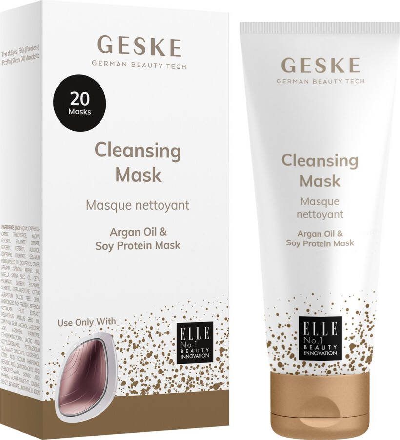 GESKE Reinigingsmasker Eenvoudig aanbrengen met het Sonic Warm and Cool Mask Zuiverend verzorgend masker Gezichtsmaskers voor dames en heren Vegan formule zonder dierproeven