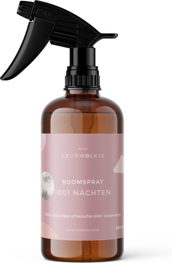 Geurwolkje 1001 Nachten natuurlijke Roomspray 500ml met etherische olie ® blend