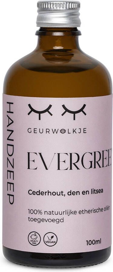 Geurwolkje Natuurlijke handzeep Evergreen 100 ml