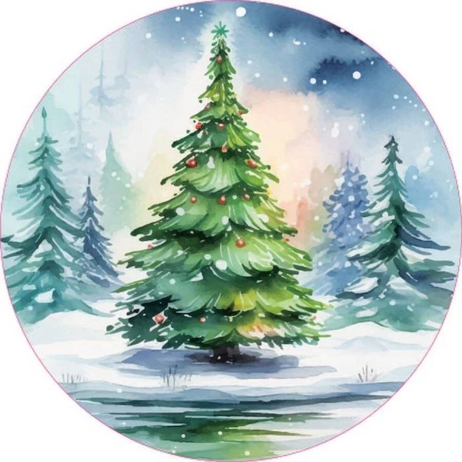 Gewoon ZieZo Muurcirkel Kerstboom 30cm