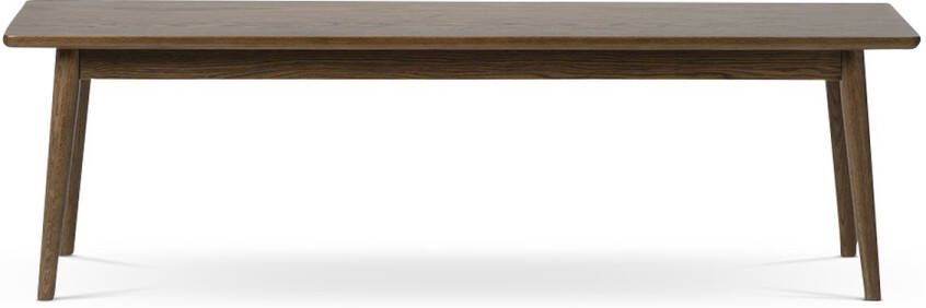 Gewoonstijl Olivine Boas houten eetkamerbank gerookt eiken 150 cm