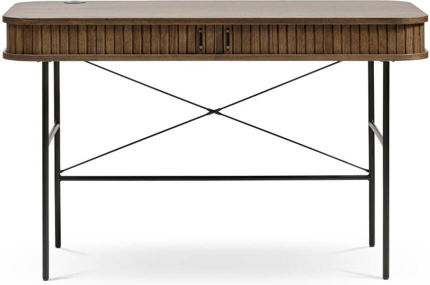 Gewoonstijl Olivine Lenn houten bureau gerookt eiken 120 x 60 cm