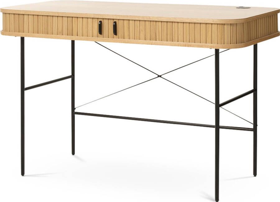 Gewoonstijl Olivine Lenn houten bureau naturel 120 x 60 cm