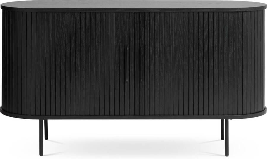 Gewoonstijl Olivine Lenn houten sideboard zwart 140 x 45 cm