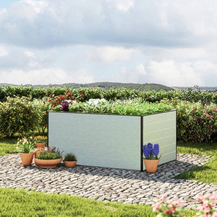 GFP 150 x 119 x 77 cm Moestuinbak Standard Christina Aluminium (geanodiseerd)