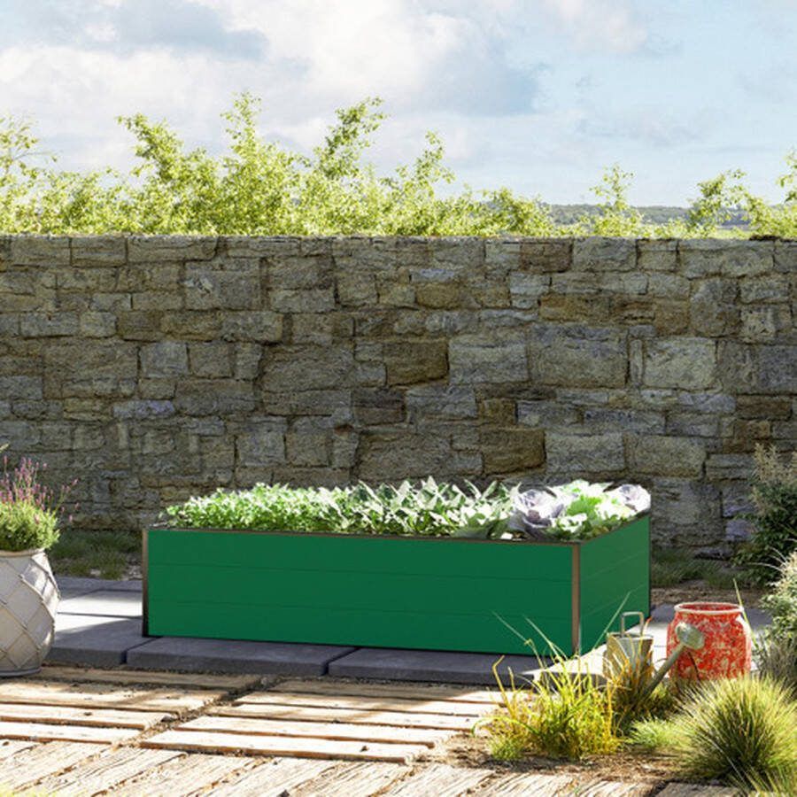 GFP 150 x 99 x 39 cm Moestuinbak Halfsize Groen