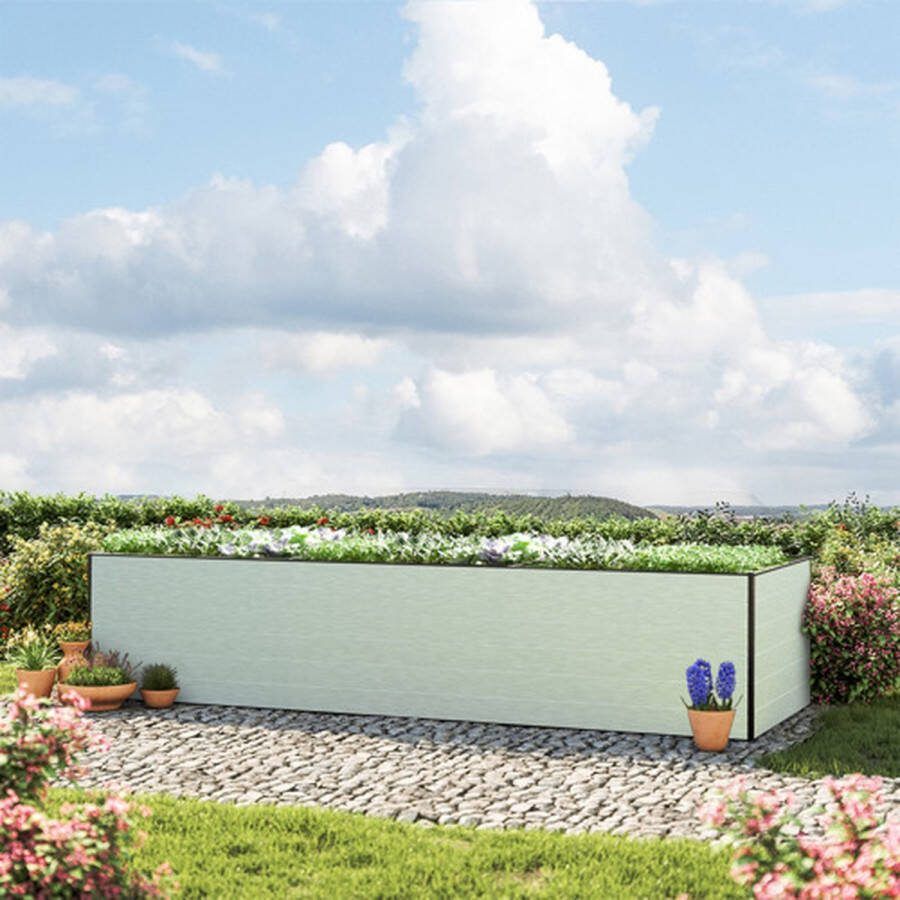 GFP 351 x 150 x 77 cm Moestuinbak Kingsize Daniela Aluminium (geanodiseerd)