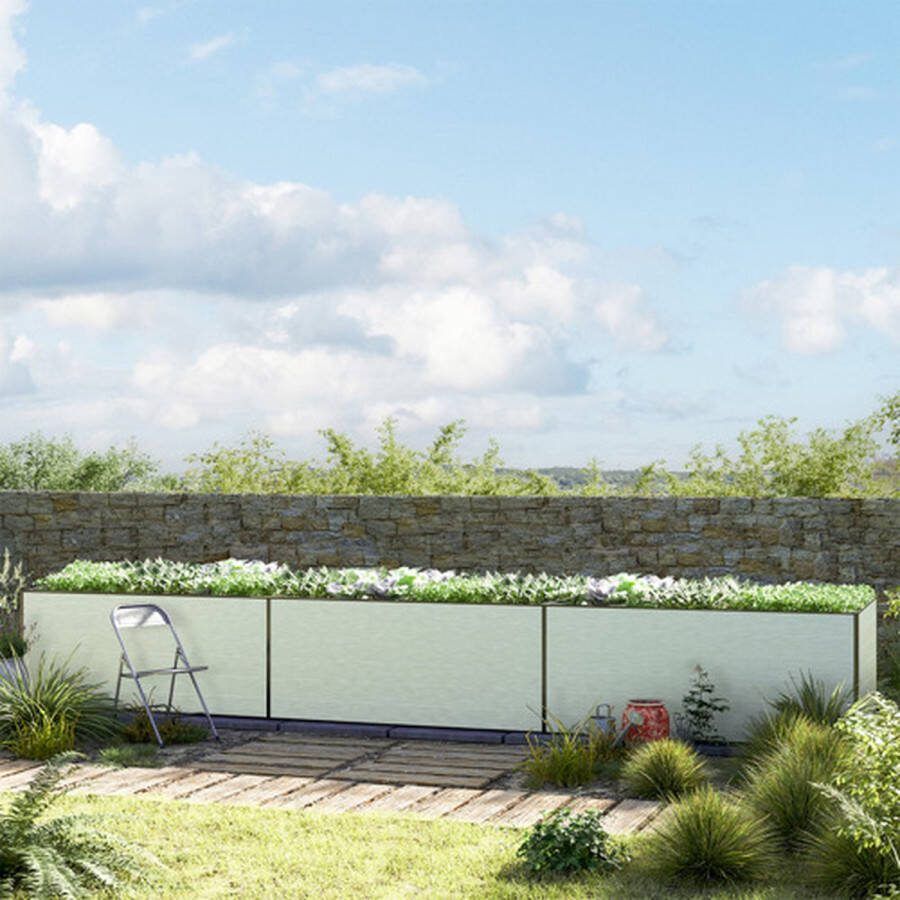 GFP 535 x 150 x 77 cm Moestuinbak Kingsize Daniela Aluminium (geanodiseerd)