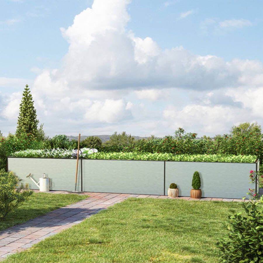 GFP 579 x 99 x 77 cm Moestuinbak Kingsize Daniela Aluminium (geanodiseerd)