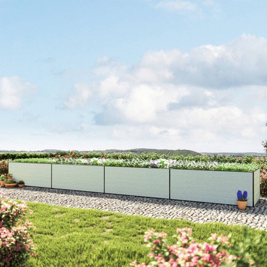 GFP 771 x 150 x 77 cm Moestuinbak Kingsize Daniela Aluminium (geanodiseerd)
