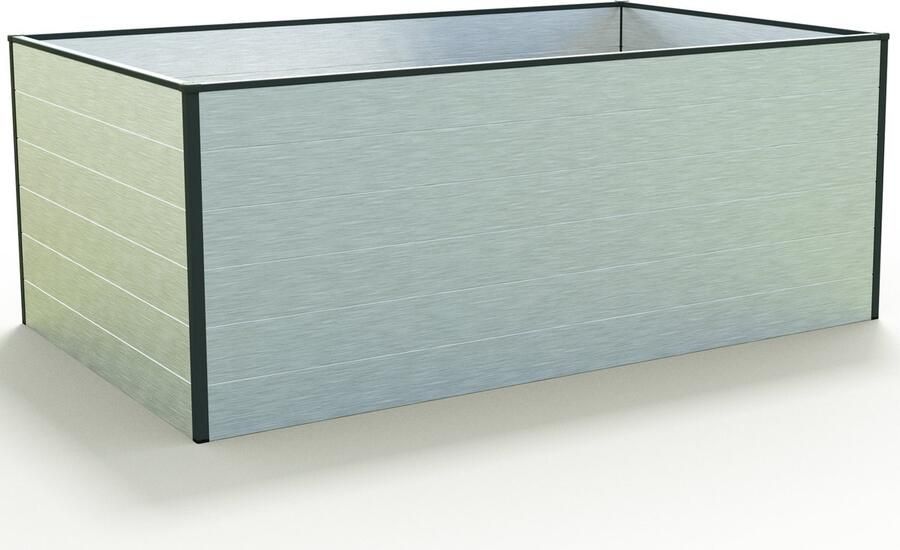 GFP 195 x 119 x 77 cm Moestuinbak Standard Christina Aluminium (geanodiseerd)