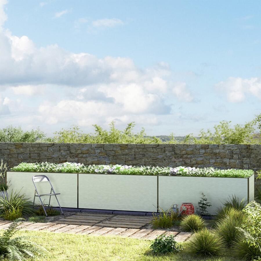 GFP 535 x 99 x 77 cm Moestuinbak Kingsize Daniela Aluminium (geanodiseerd)