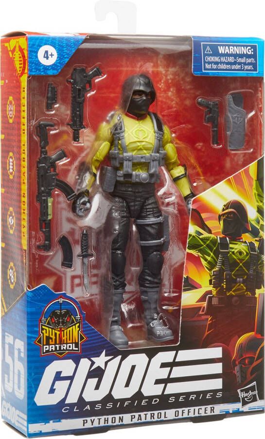 Hasbro G.I. Joe Actiefiguur Python Patrol Officer 15 cm Classified Series 2023 Multicolours