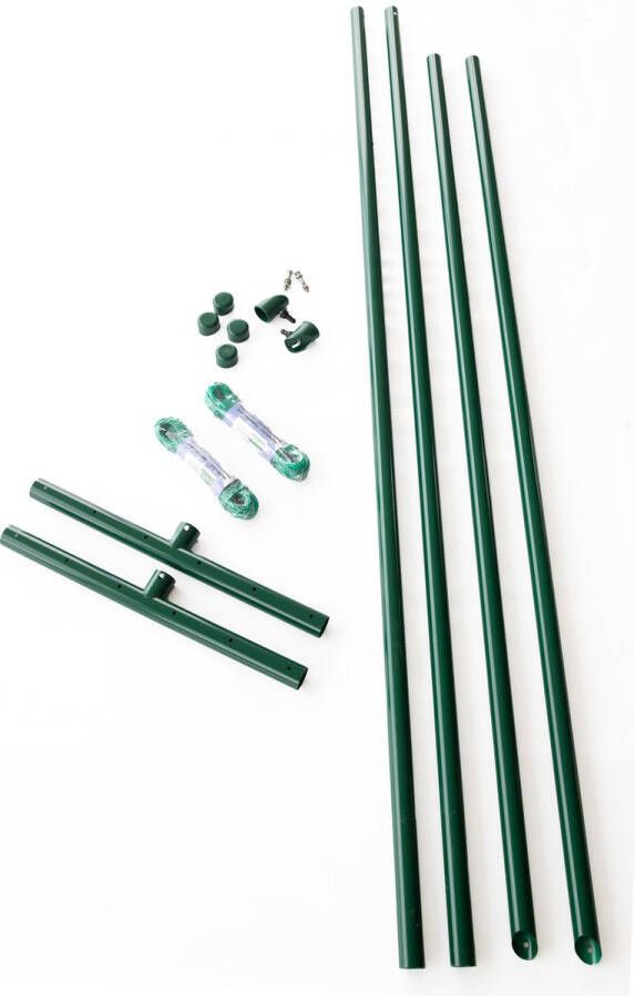 Giardino Tuinwaspaal Kit 38mm + Steunpaal 4 Stuks (totaal) Incl. Accessoires