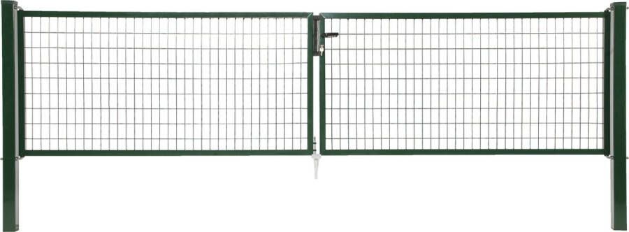 Giardino Napoli dubbele poort H 200 x L 2x200cm groen