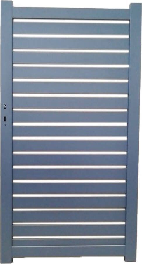 Giardino PROCIDA enkele poort ALU (incl. slot) H1800 x L960mm antraciet