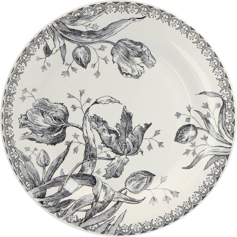 Gien Dinerbord Tulipes 27 4cm (set van 4) Dinerborden