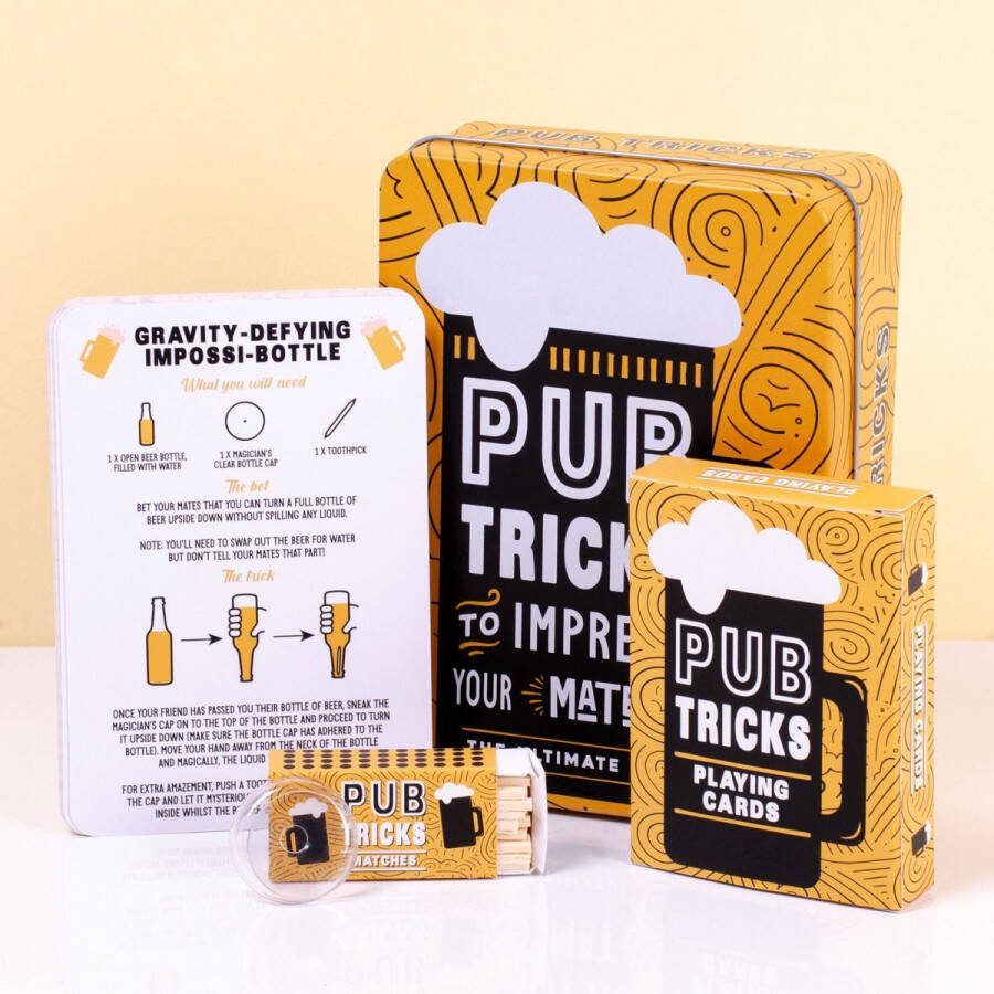 Gift Republic Pub Tricks Kaartspel