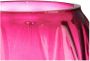 Giftdeco Bloemenvaas luxe decoratie glas roze 13 x 19 cm Vazen - Thumbnail 1